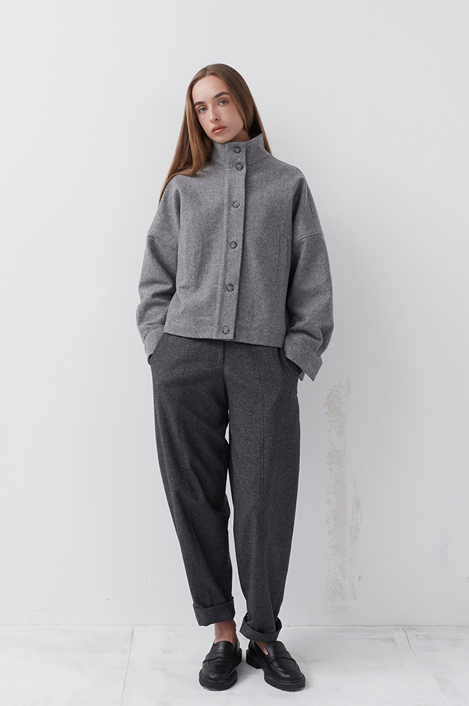 Куртка вовна сірий (КУ14)